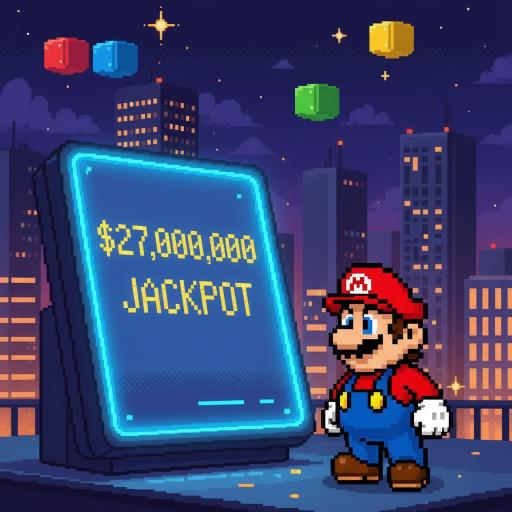 Mario Drop Lab illustration