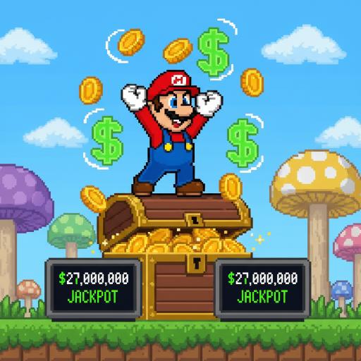 Mario Drop Lab illustration