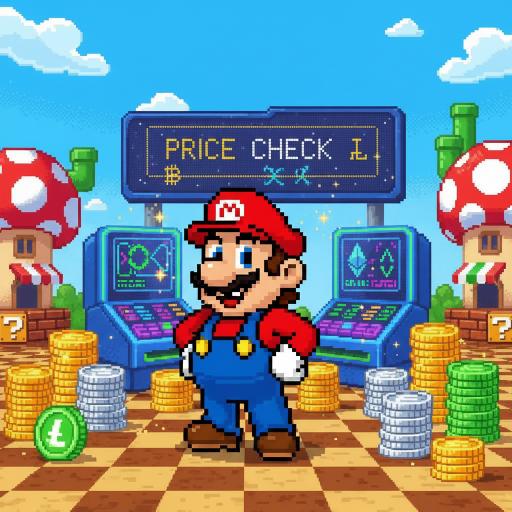 Mario Drop Lab illustration