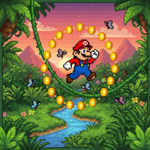 Mario Drop Lab illustration