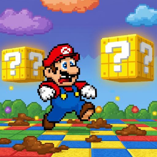 Mario Drop Lab illustration