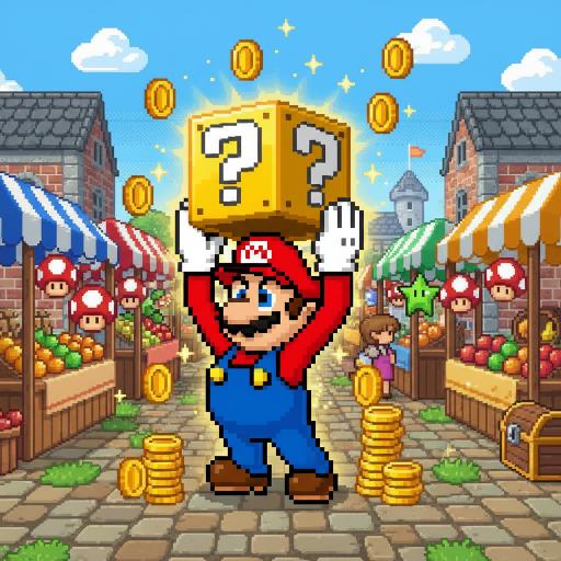 Mario Drop Lab illustration