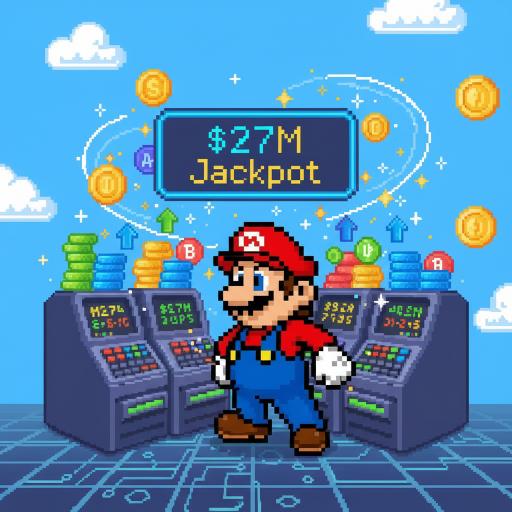 Mario Drop Lab illustration