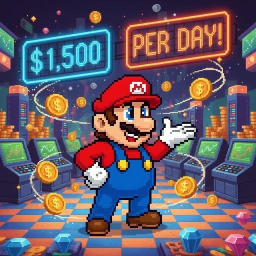 Mario Drop Lab illustration
