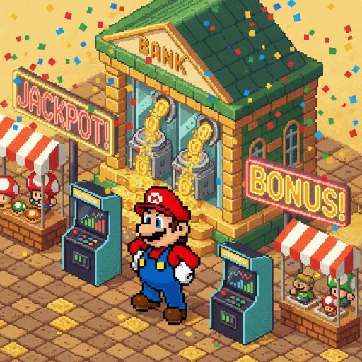 Mario Drop Lab illustration