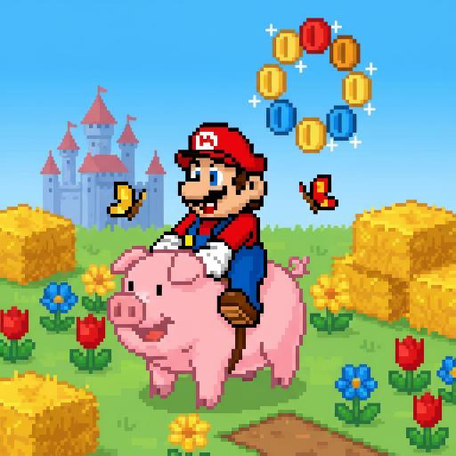 Mario Drop Lab illustration