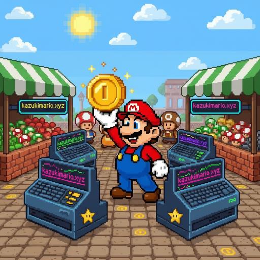 Mario Drop Lab illustration