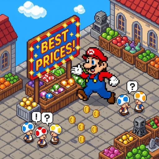 Mario Drop Lab illustration