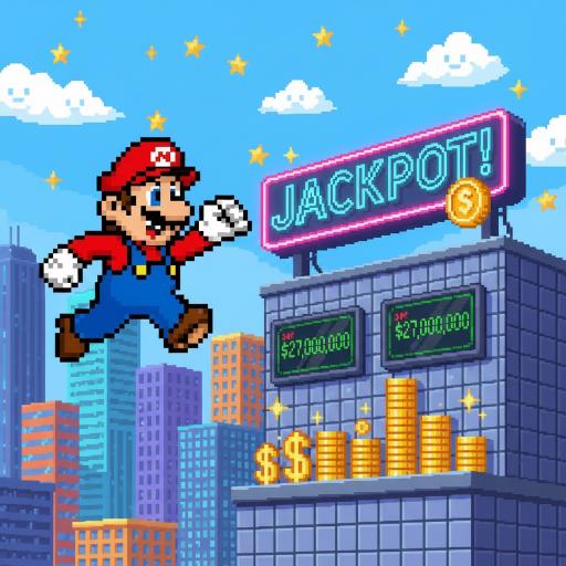 Mario Drop Lab illustration