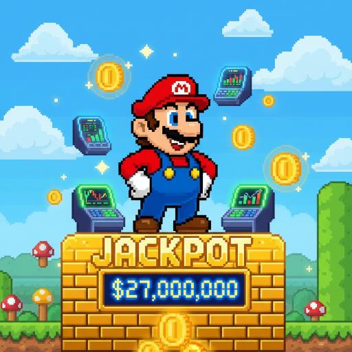 Mario Drop Lab illustration