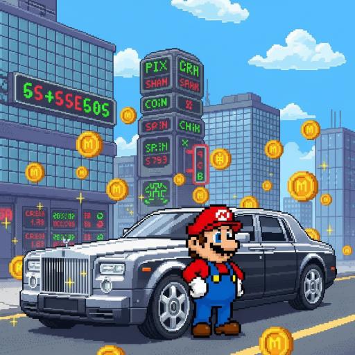 Mario Drop Lab illustration