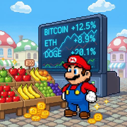 Mario Drop Lab illustration