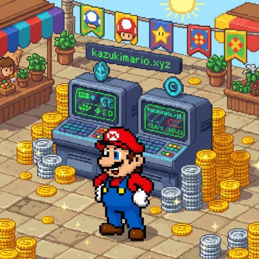 Mario Drop Lab illustration