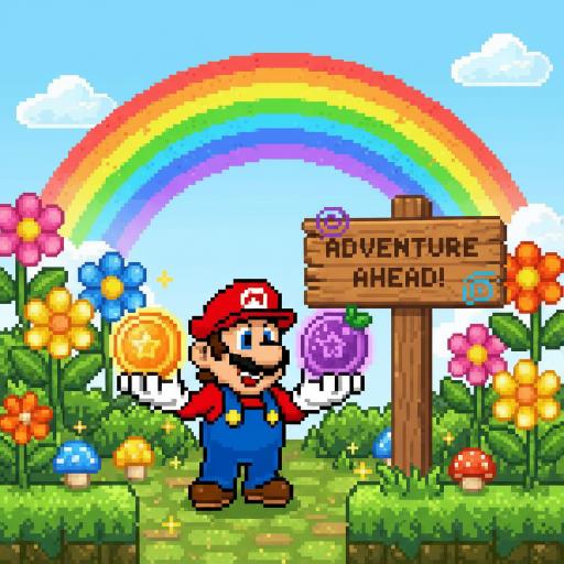 Mario Drop Lab illustration